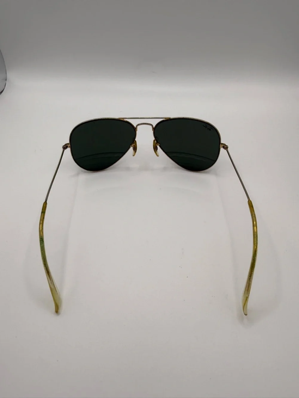 Ray-Ban Aviator Sunglasses Gold Frame with Green Lenses